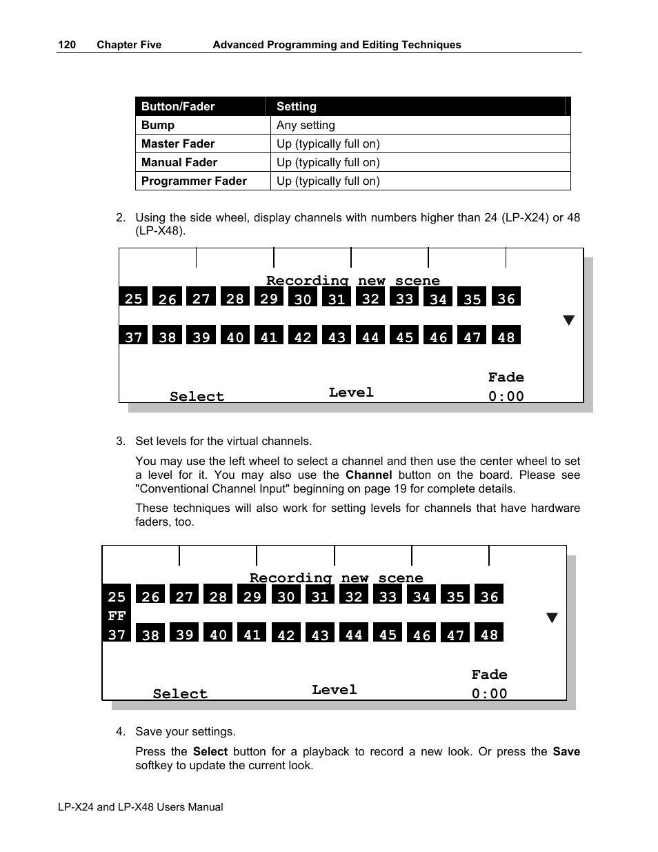 Leprecon LP-X24 Manual v3.2 User Manual | Page 124 / 228