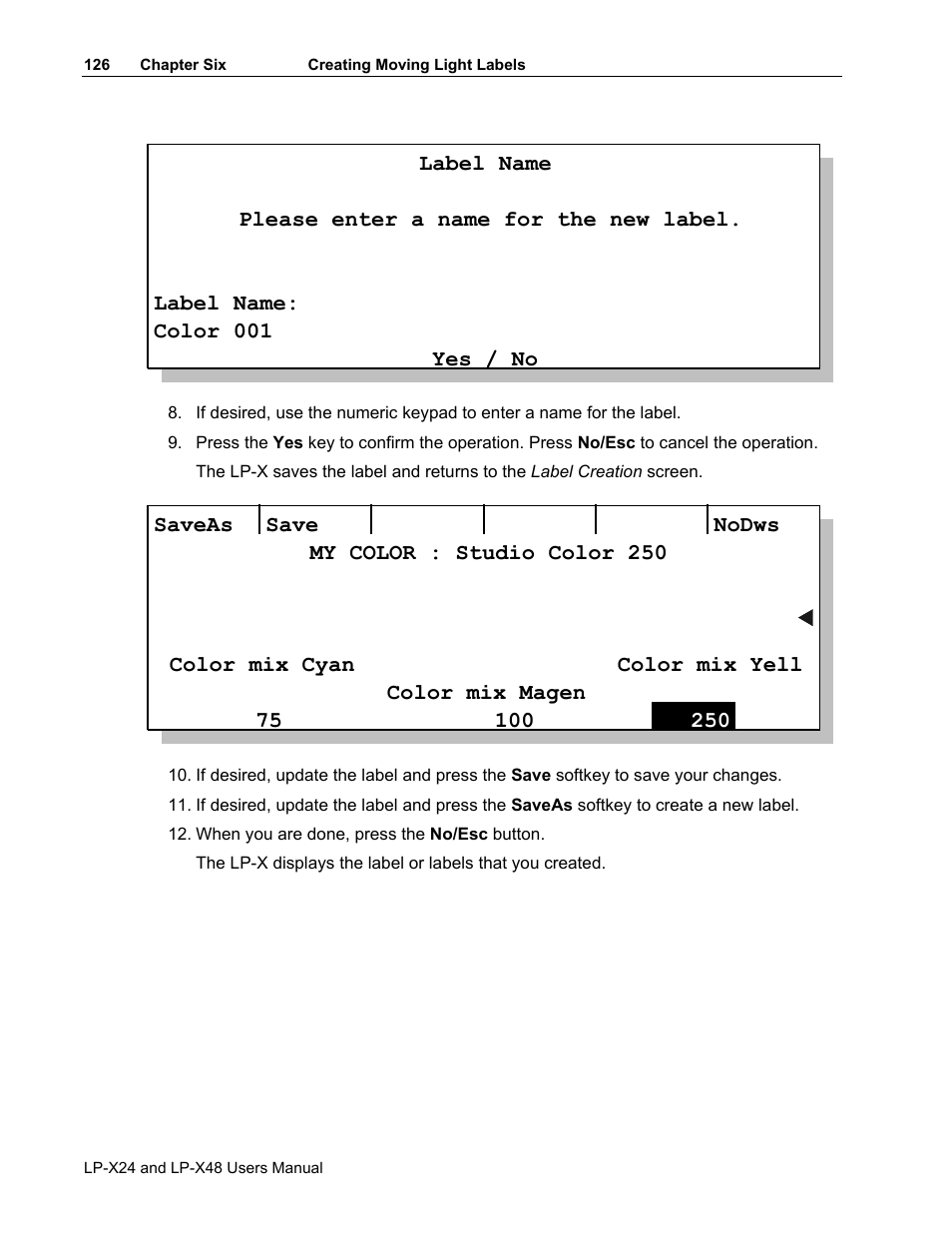 Leprecon LP-X24 Manual v3.2 User Manual | Page 130 / 228