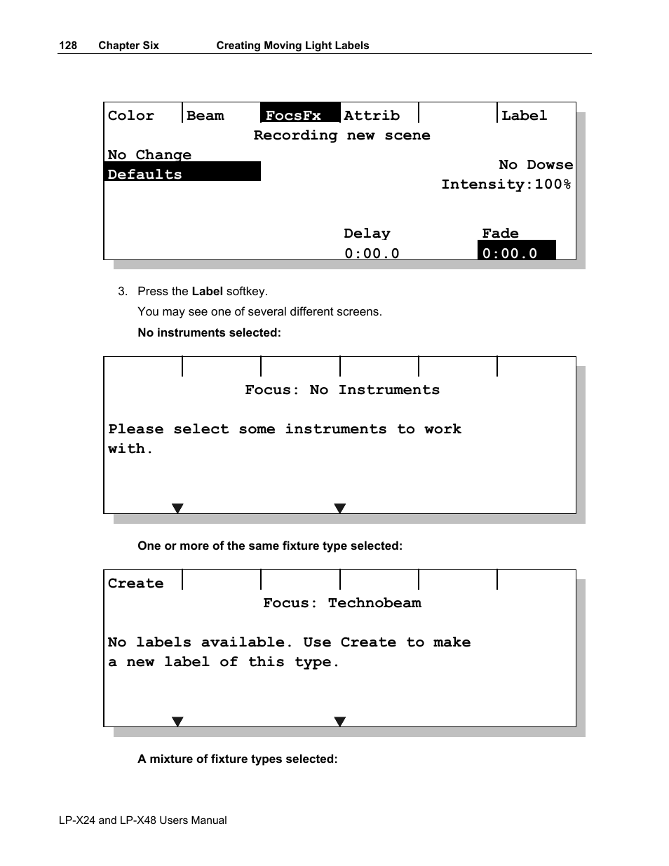Leprecon LP-X24 Manual v3.2 User Manual | Page 132 / 228