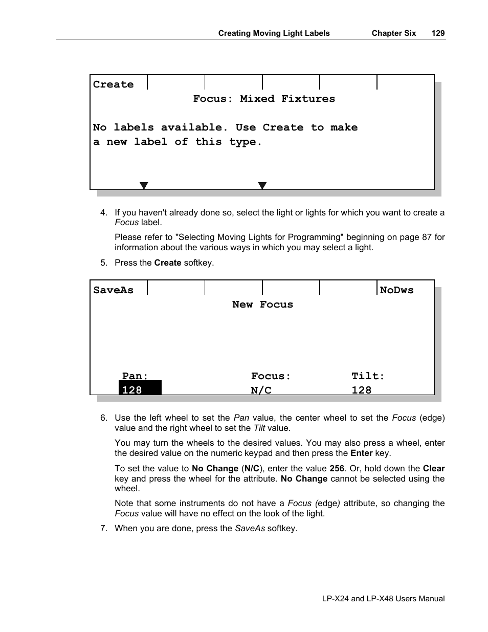 Leprecon LP-X24 Manual v3.2 User Manual | Page 133 / 228