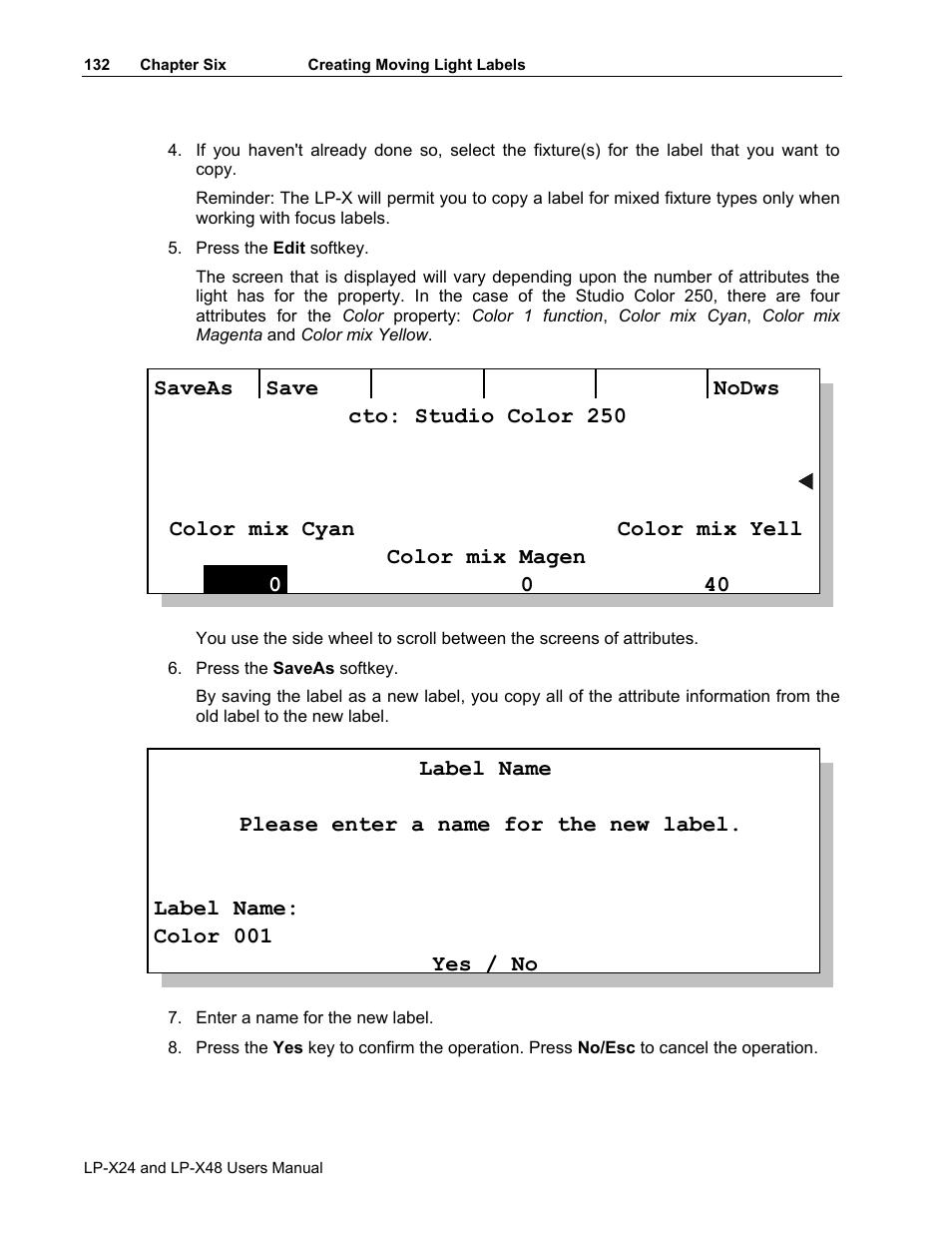 Leprecon LP-X24 Manual v3.2 User Manual | Page 136 / 228