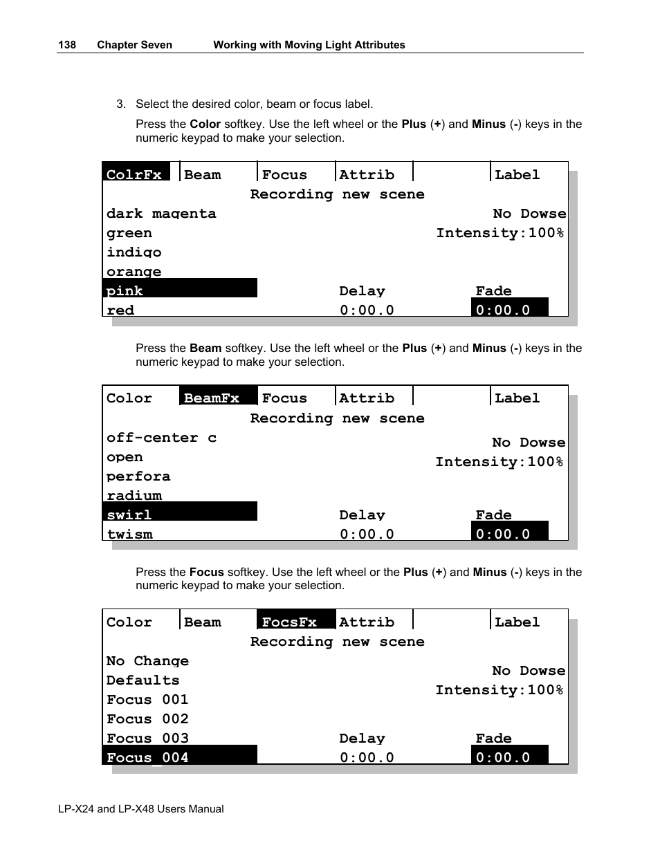 Leprecon LP-X24 Manual v3.2 User Manual | Page 142 / 228