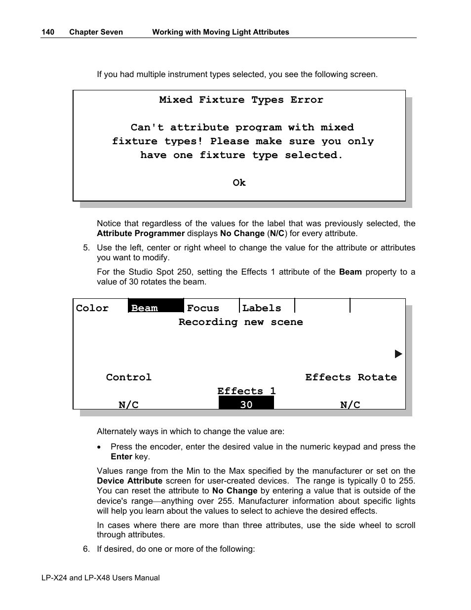 Leprecon LP-X24 Manual v3.2 User Manual | Page 144 / 228