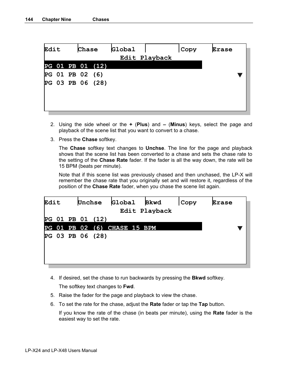 Leprecon LP-X24 Manual v3.2 User Manual | Page 148 / 228