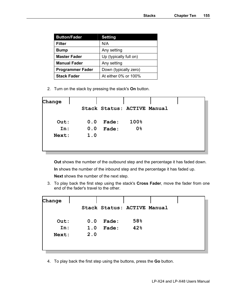 Leprecon LP-X24 Manual v3.2 User Manual | Page 159 / 228