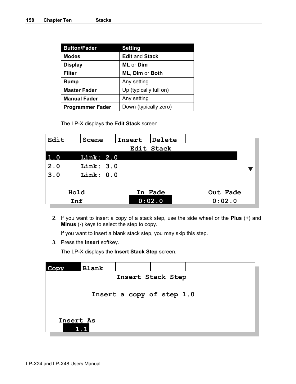 Leprecon LP-X24 Manual v3.2 User Manual | Page 162 / 228