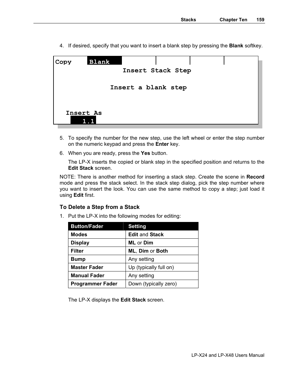 Leprecon LP-X24 Manual v3.2 User Manual | Page 163 / 228