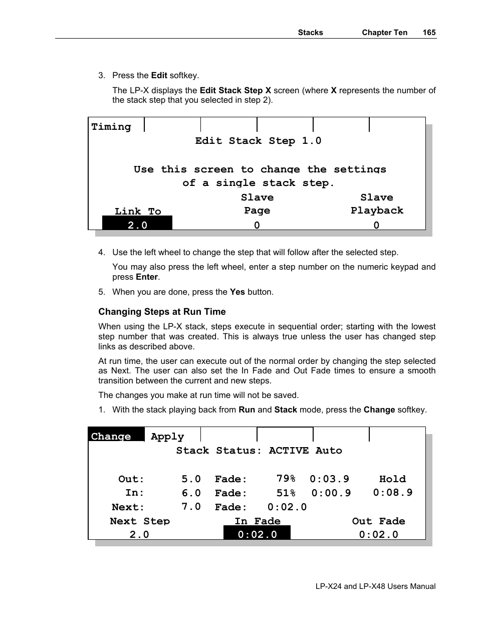 Leprecon LP-X24 Manual v3.2 User Manual | Page 169 / 228