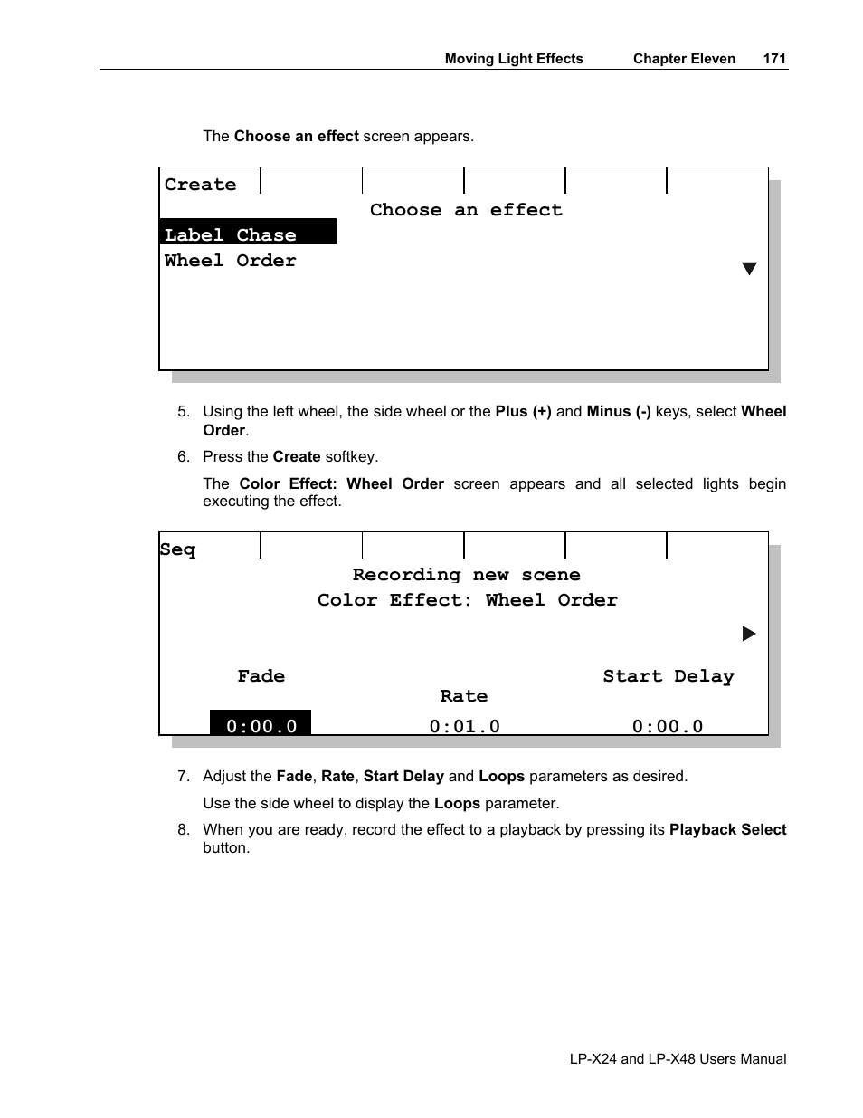 Leprecon LP-X24 Manual v3.2 User Manual | Page 175 / 228