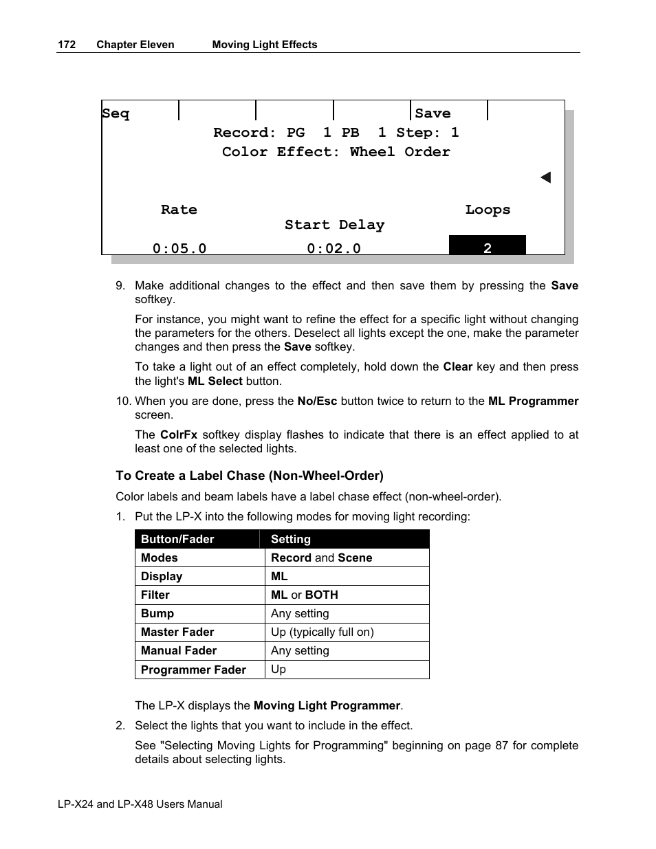 Leprecon LP-X24 Manual v3.2 User Manual | Page 176 / 228