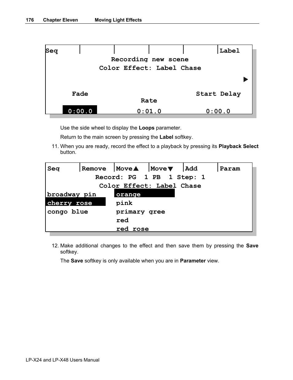 Leprecon LP-X24 Manual v3.2 User Manual | Page 180 / 228