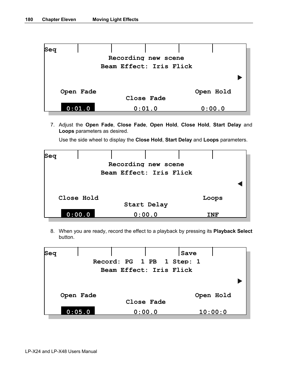 Leprecon LP-X24 Manual v3.2 User Manual | Page 184 / 228