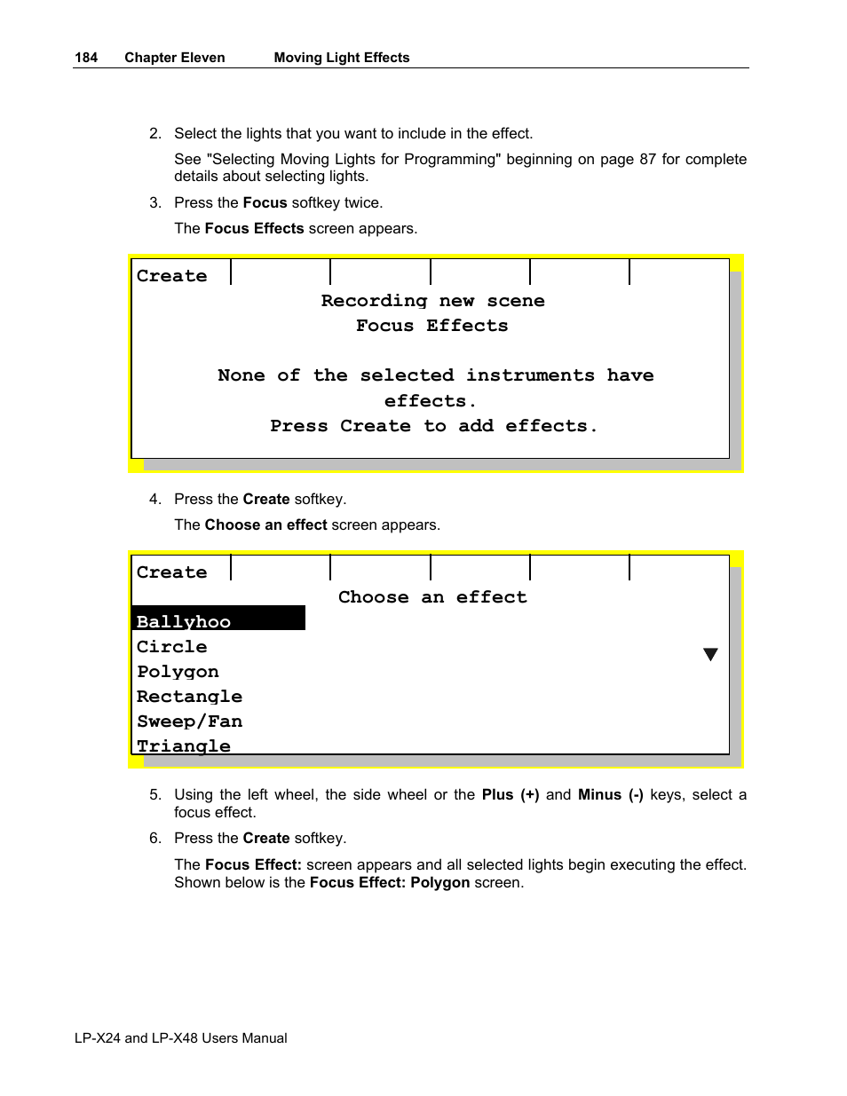 Leprecon LP-X24 Manual v3.2 User Manual | Page 188 / 228