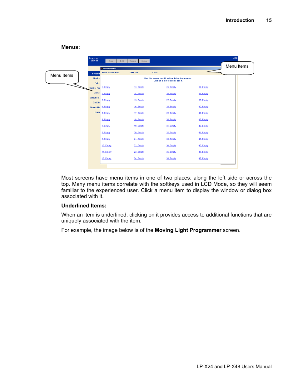 Leprecon LP-X24 Manual v3.2 User Manual | Page 19 / 228