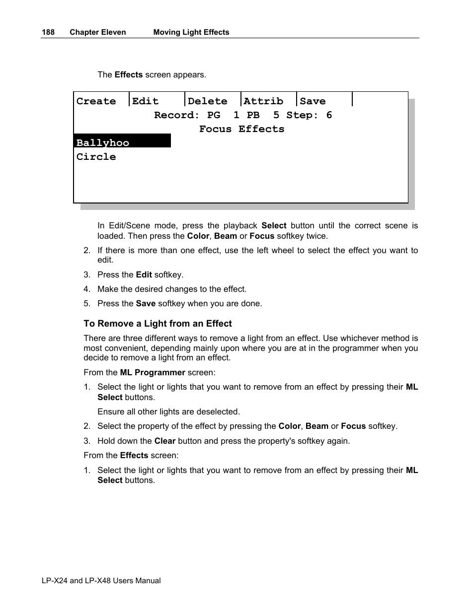 Leprecon LP-X24 Manual v3.2 User Manual | Page 192 / 228