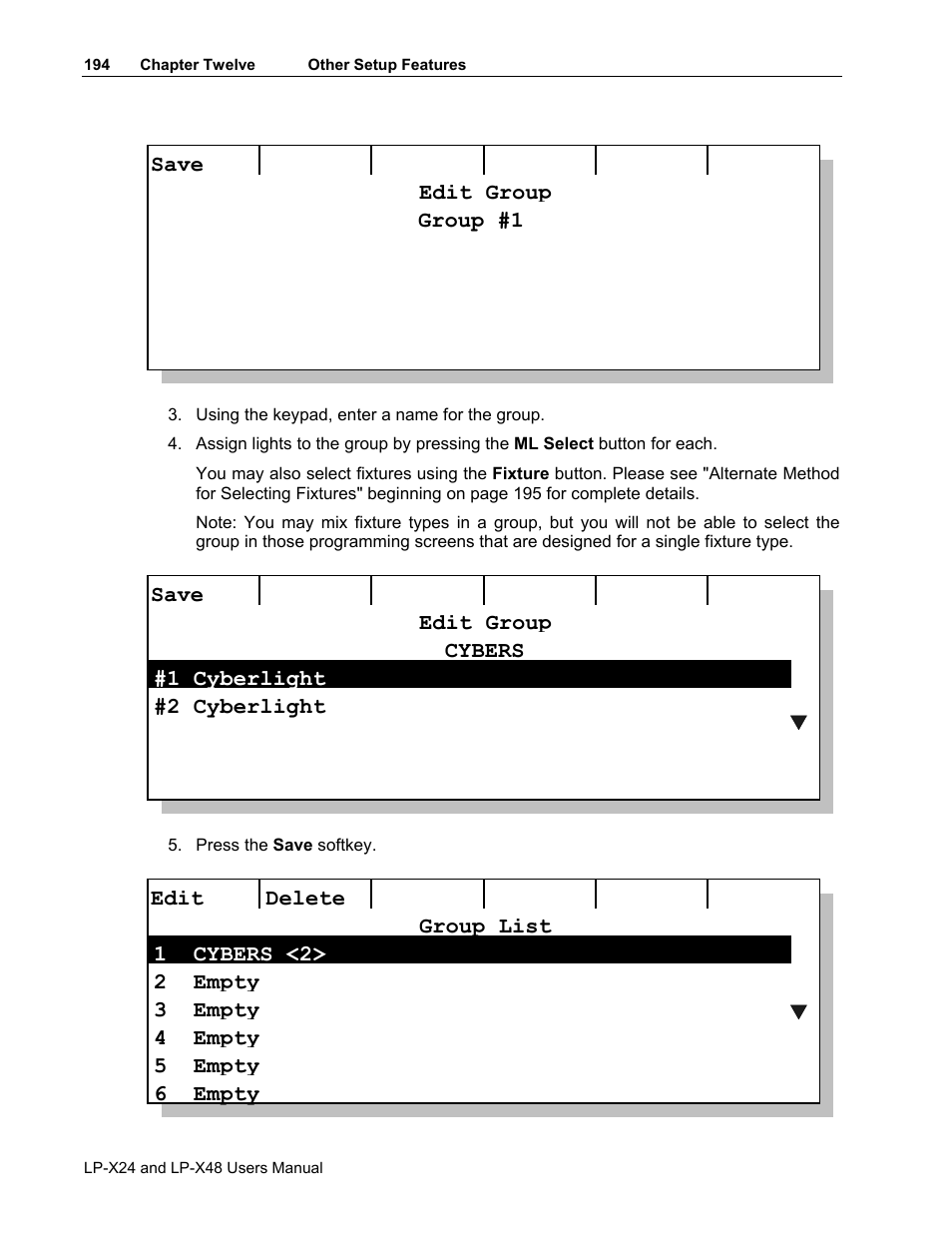 Leprecon LP-X24 Manual v3.2 User Manual | Page 198 / 228