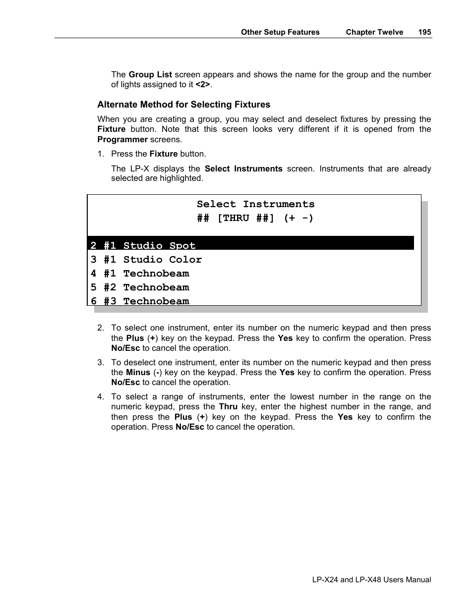 Leprecon LP-X24 Manual v3.2 User Manual | Page 199 / 228