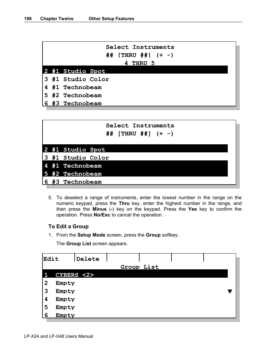 Leprecon LP-X24 Manual v3.2 User Manual | Page 200 / 228