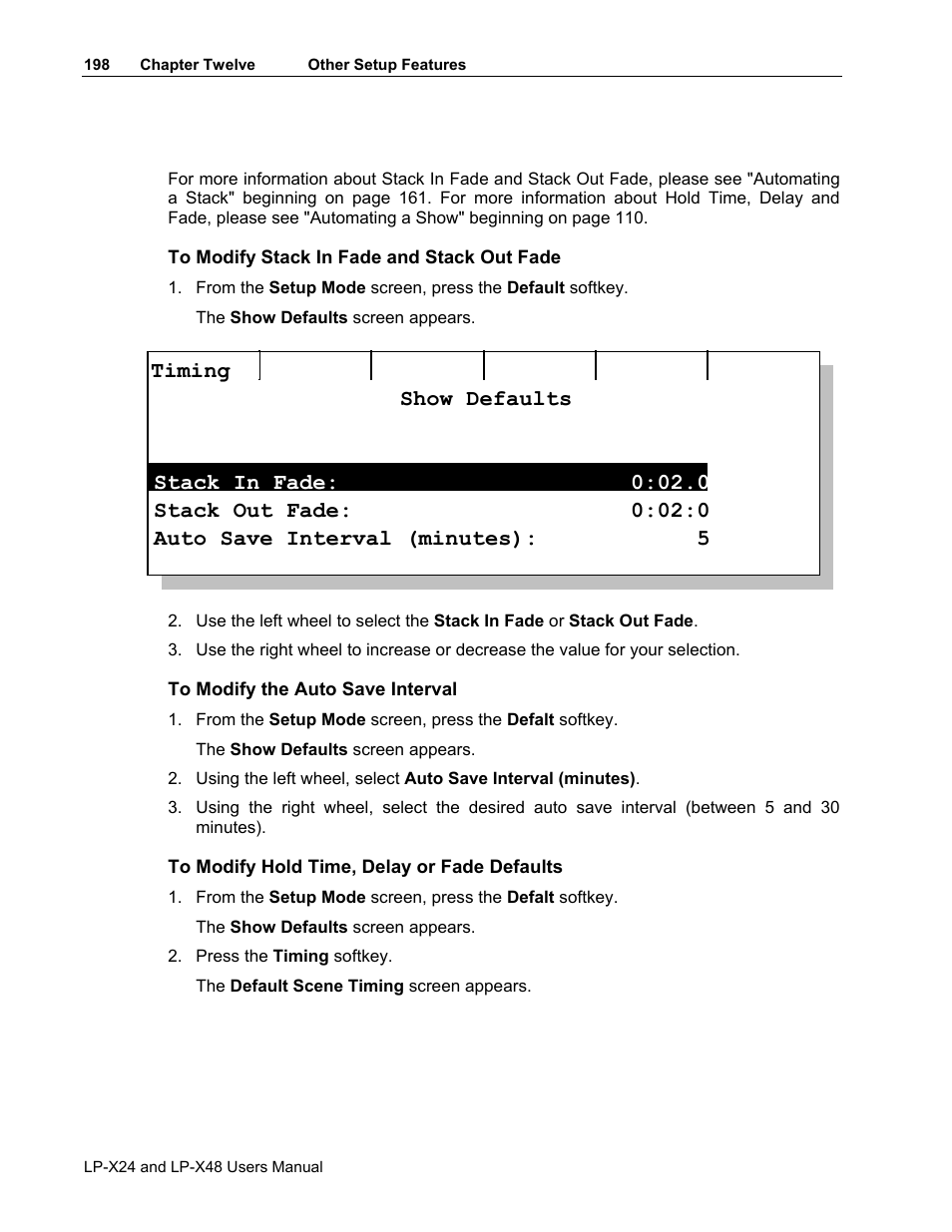 Leprecon LP-X24 Manual v3.2 User Manual | Page 202 / 228