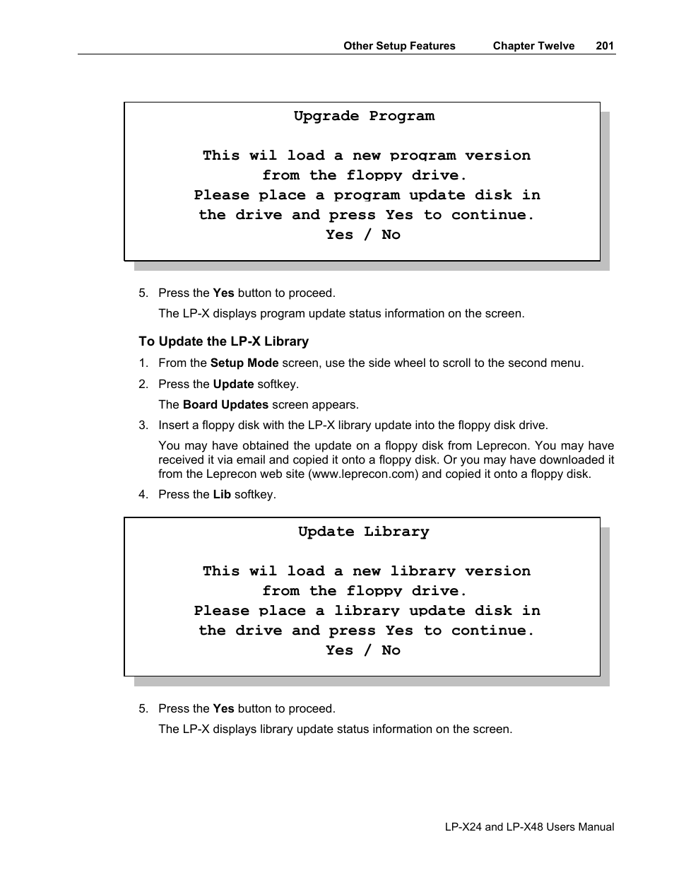 Leprecon LP-X24 Manual v3.2 User Manual | Page 205 / 228