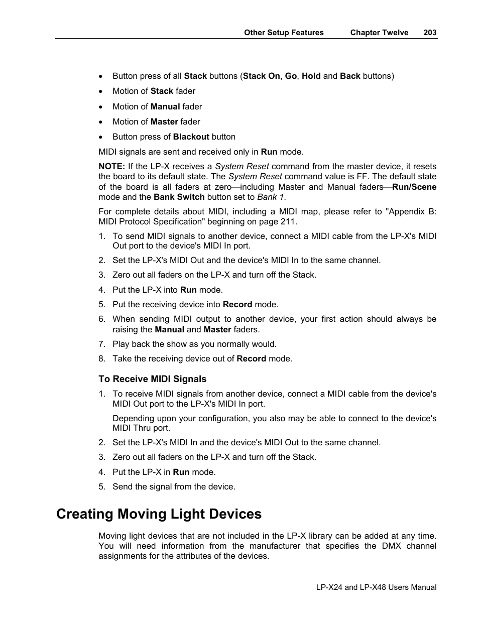 Creating moving light devices | Leprecon LP-X24 Manual v3.2 User Manual | Page 207 / 228