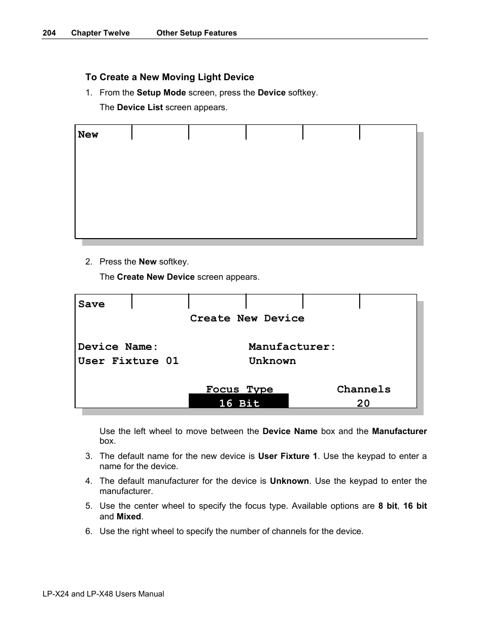 Leprecon LP-X24 Manual v3.2 User Manual | Page 208 / 228