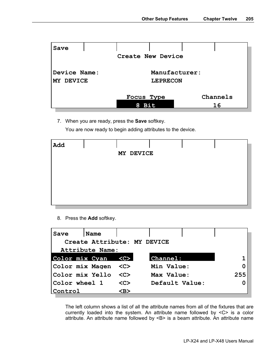 Leprecon LP-X24 Manual v3.2 User Manual | Page 209 / 228