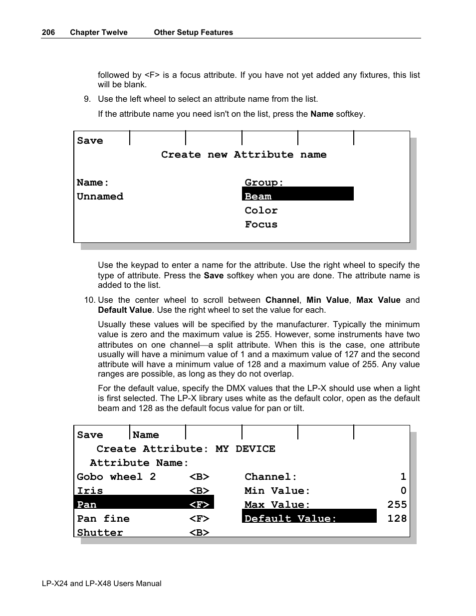 Leprecon LP-X24 Manual v3.2 User Manual | Page 210 / 228