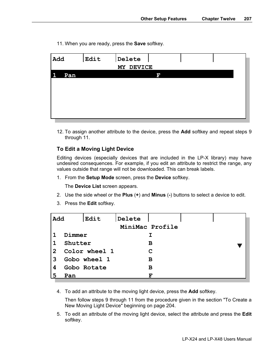 Leprecon LP-X24 Manual v3.2 User Manual | Page 211 / 228