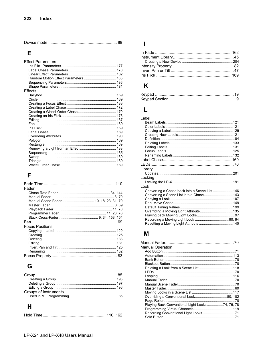 Leprecon LP-X24 Manual v3.2 User Manual | Page 226 / 228