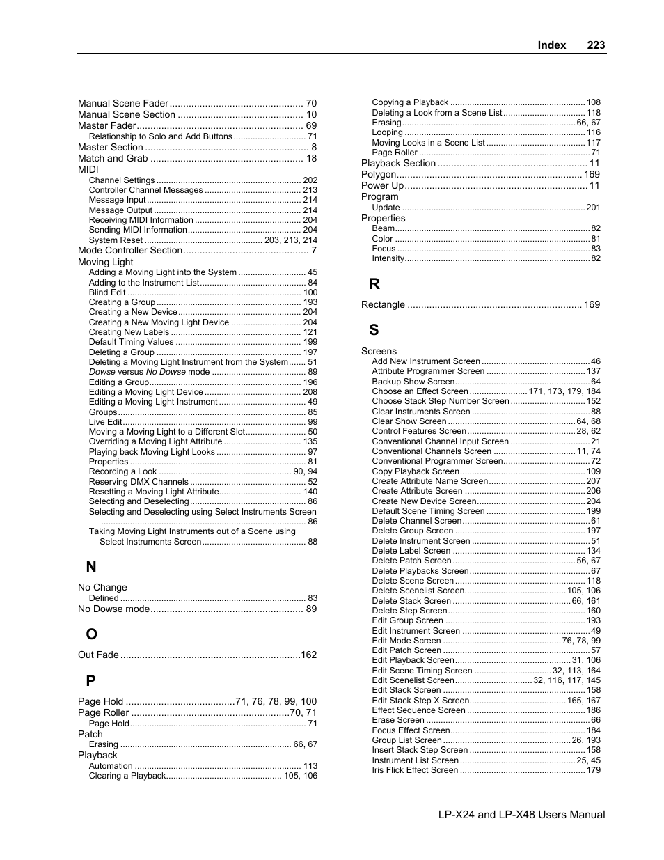 Leprecon LP-X24 Manual v3.2 User Manual | Page 227 / 228