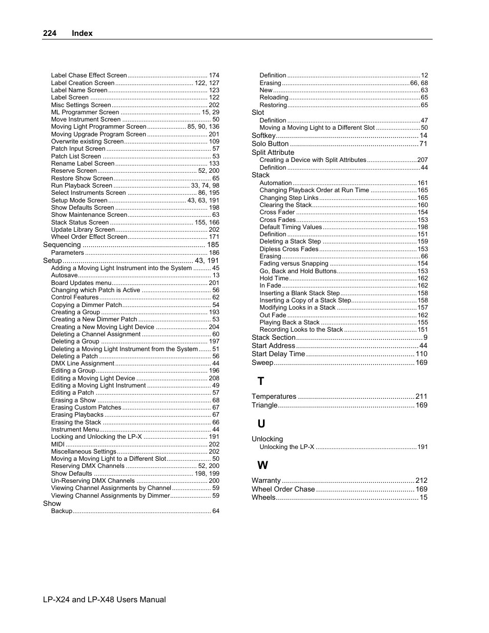 Leprecon LP-X24 Manual v3.2 User Manual | Page 228 / 228
