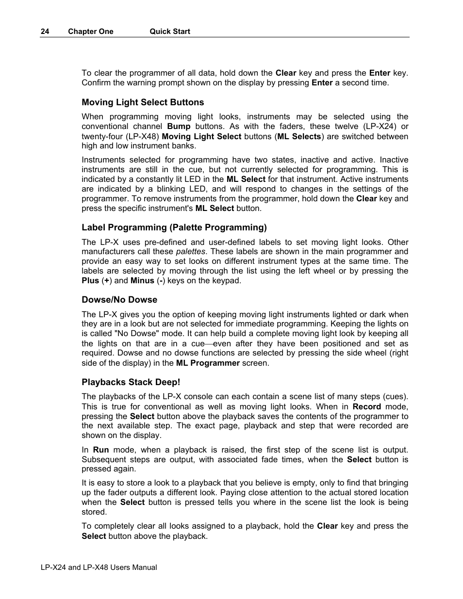 Leprecon LP-X24 Manual v3.2 User Manual | Page 28 / 228