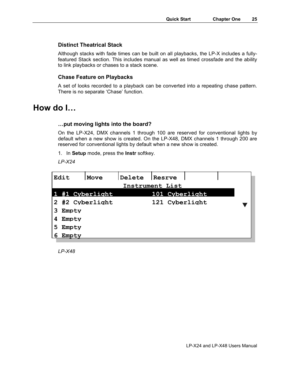 How do i | Leprecon LP-X24 Manual v3.2 User Manual | Page 29 / 228