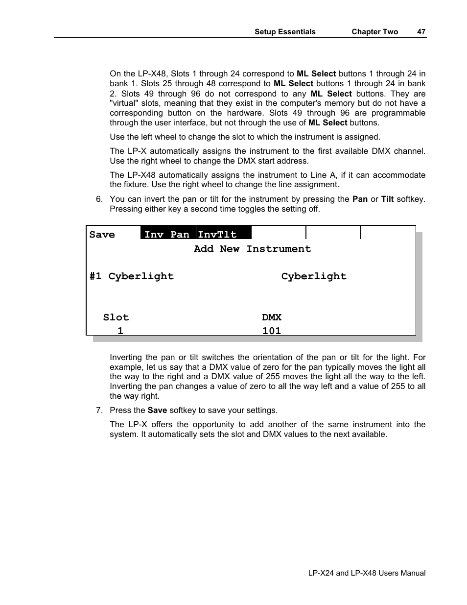 Leprecon LP-X24 Manual v3.2 User Manual | Page 51 / 228