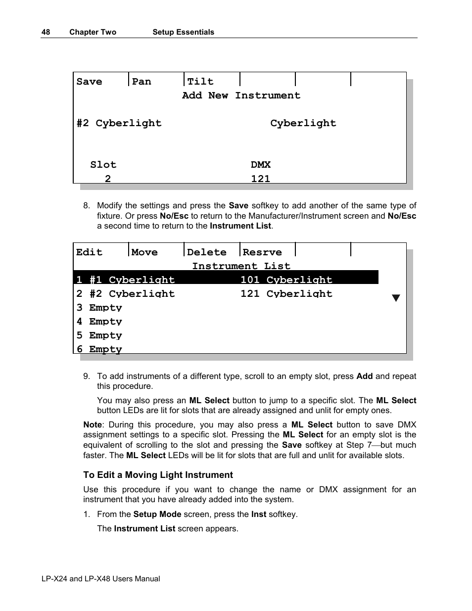 Leprecon LP-X24 Manual v3.2 User Manual | Page 52 / 228