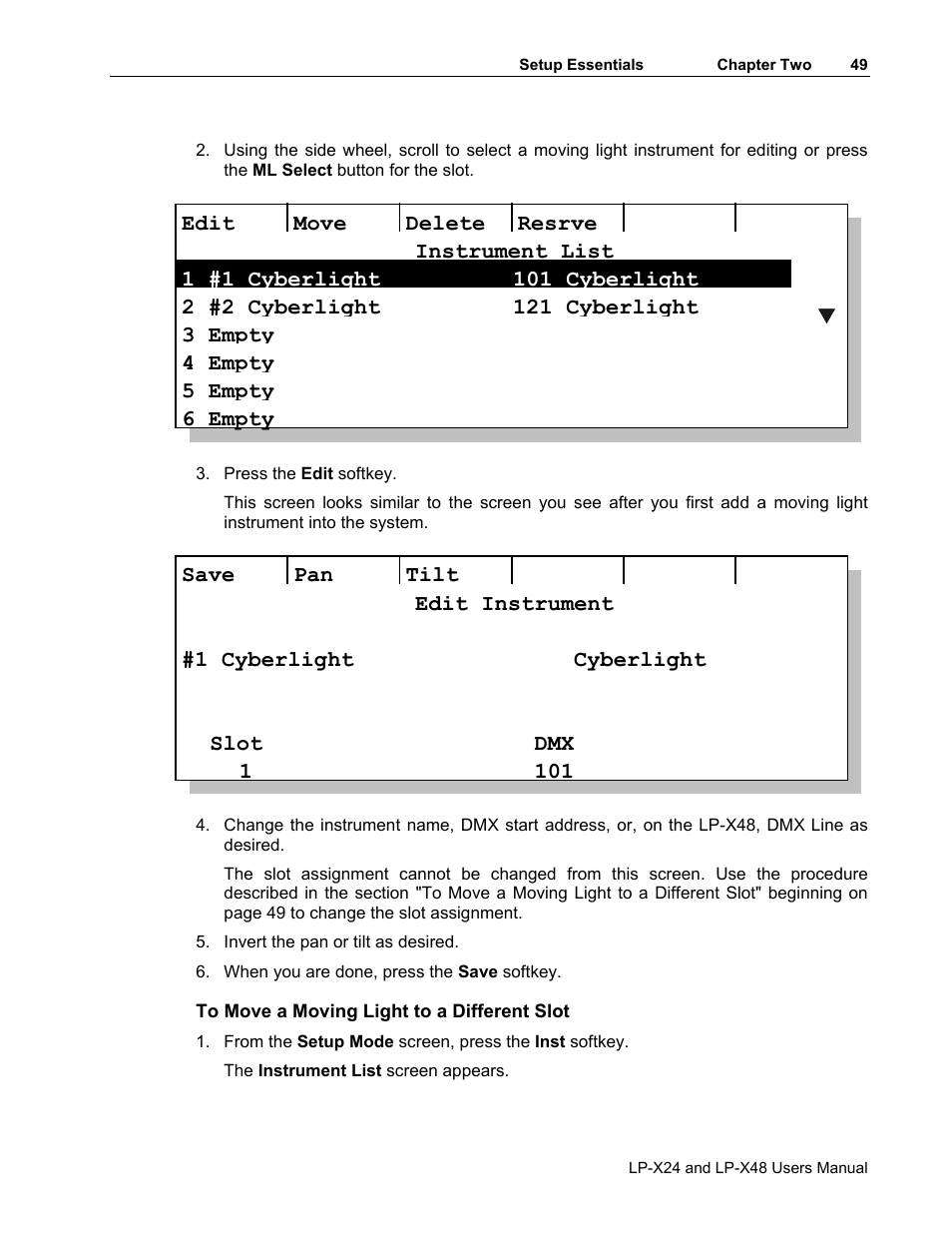 Leprecon LP-X24 Manual v3.2 User Manual | Page 53 / 228