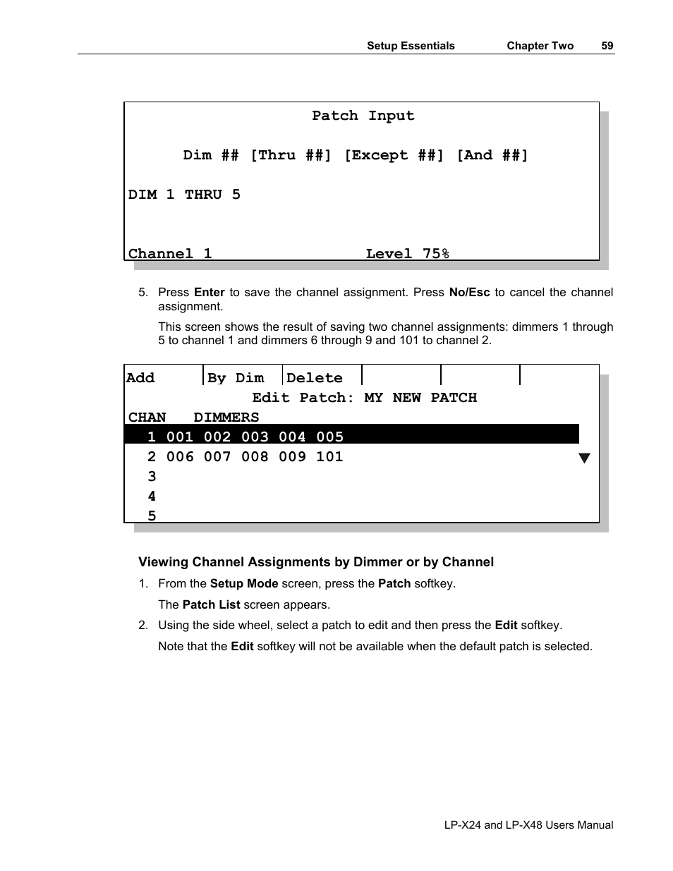 Leprecon LP-X24 Manual v3.2 User Manual | Page 63 / 228