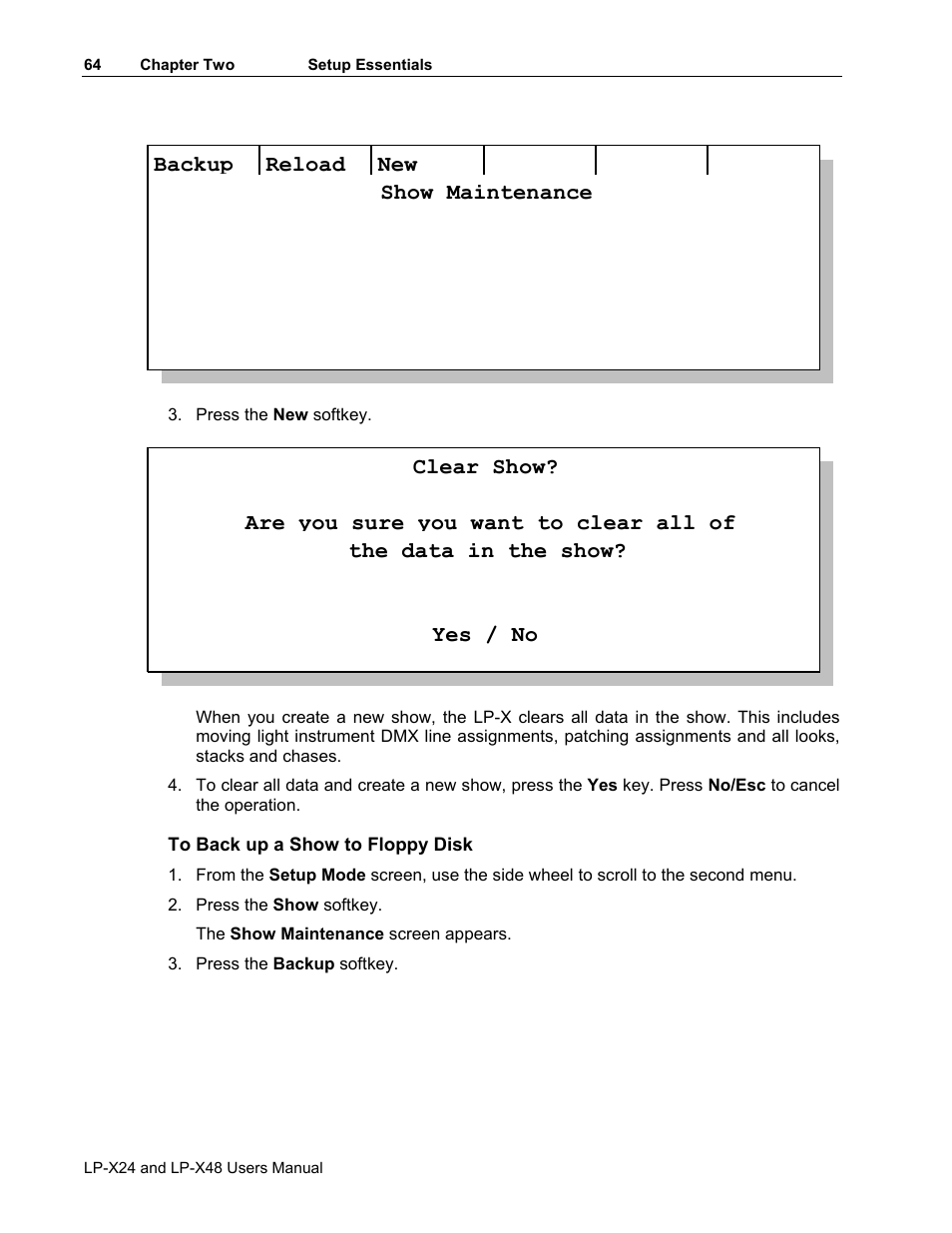 Leprecon LP-X24 Manual v3.2 User Manual | Page 68 / 228