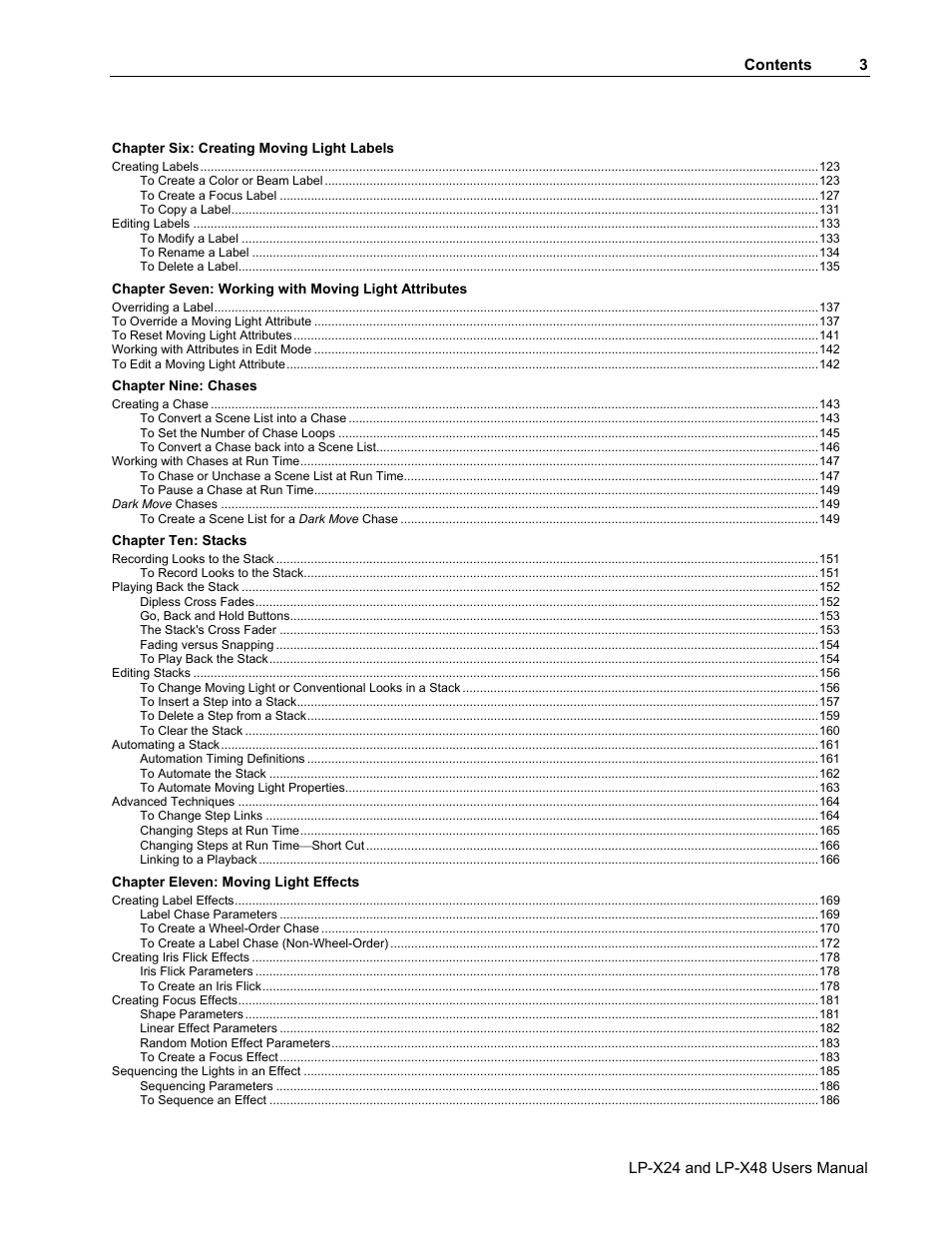 Leprecon LP-X24 Manual v3.2 User Manual | Page 7 / 228