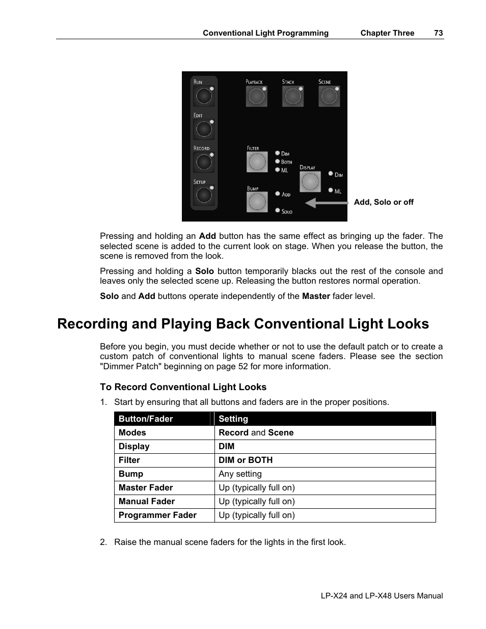 Leprecon LP-X24 Manual v3.2 User Manual | Page 77 / 228