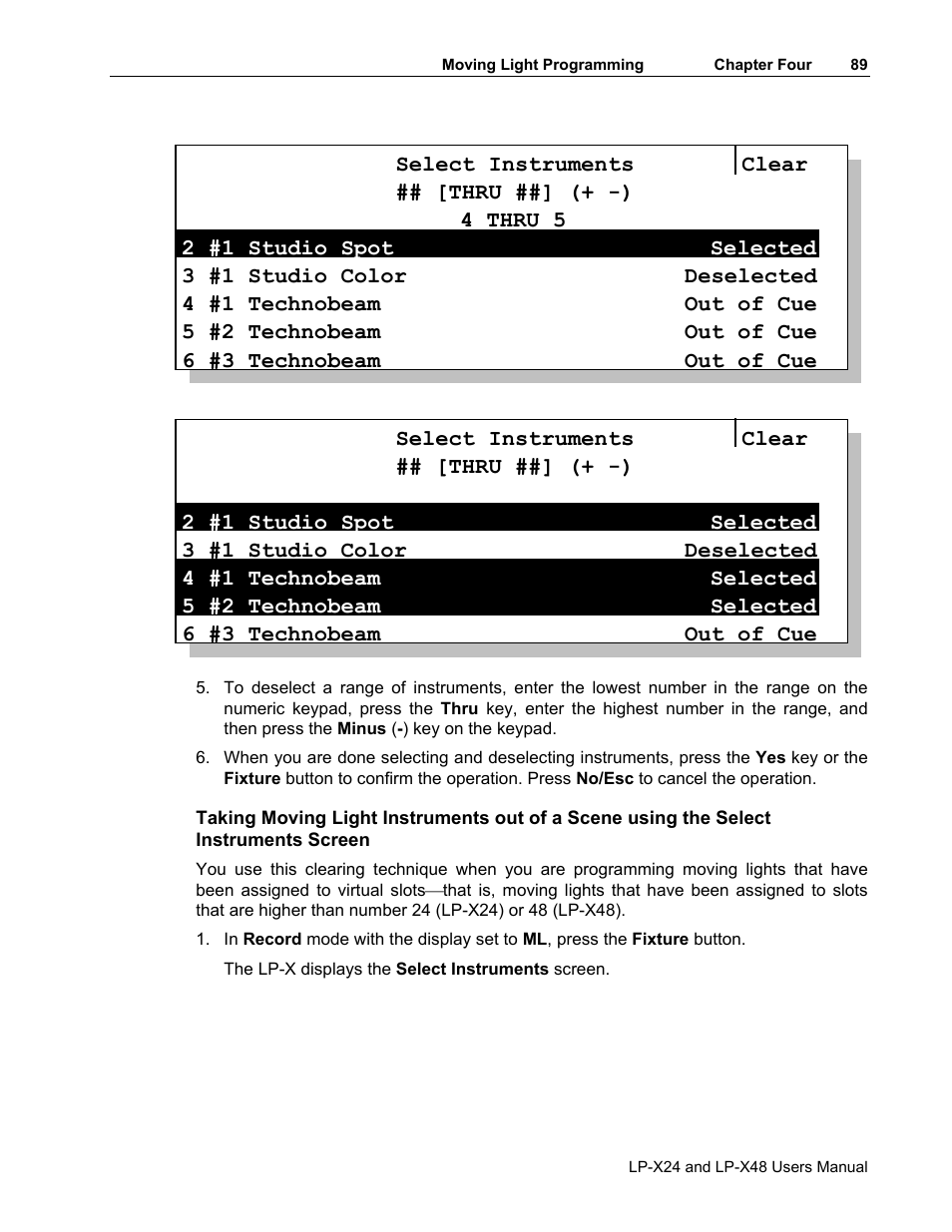 Leprecon LP-X24 Manual v3.2 User Manual | Page 93 / 228