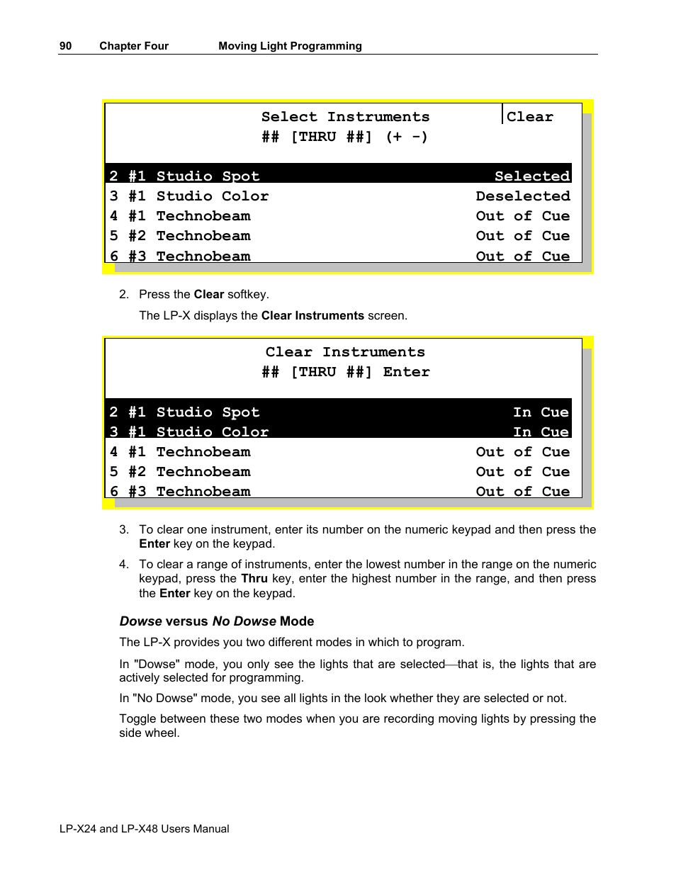 Leprecon LP-X24 Manual v3.2 User Manual | Page 94 / 228