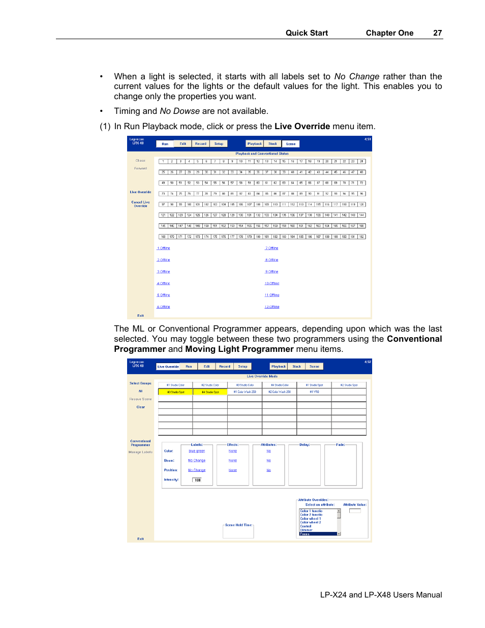 Leprecon LP-X24 Manual v3.2 Addendum User Manual | Page 28 / 55