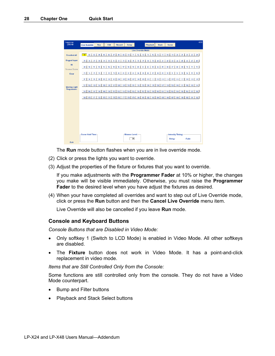 Leprecon LP-X24 Manual v3.2 Addendum User Manual | Page 29 / 55