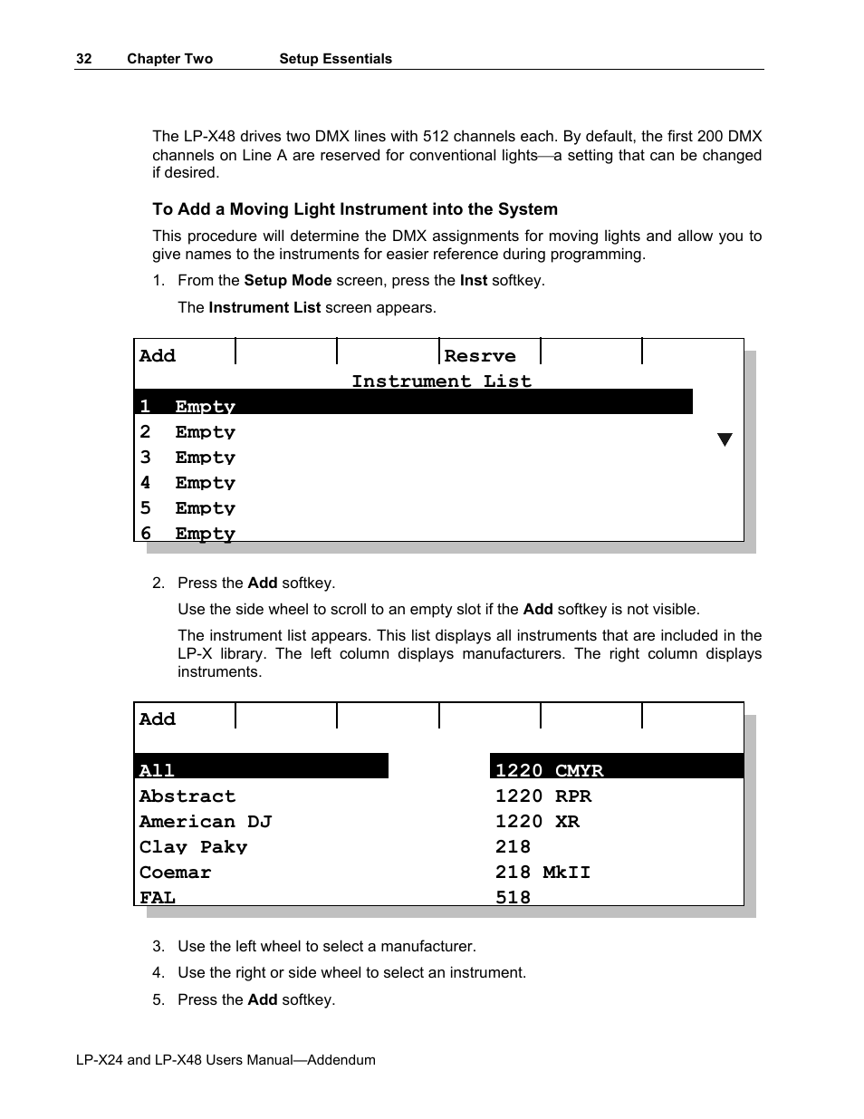 Leprecon LP-X24 Manual v3.2 Addendum User Manual | Page 33 / 55
