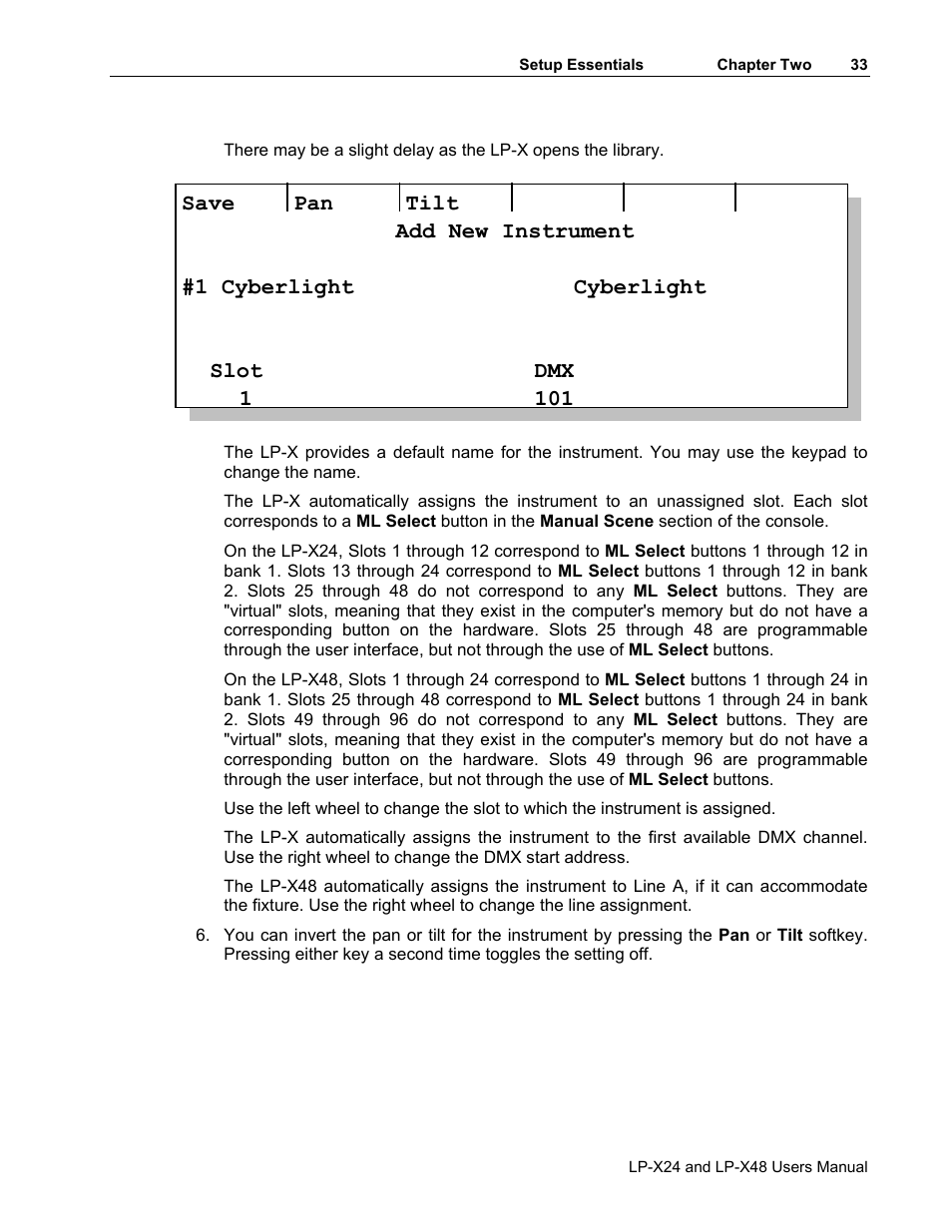 Leprecon LP-X24 Manual v3.2 Addendum User Manual | Page 34 / 55
