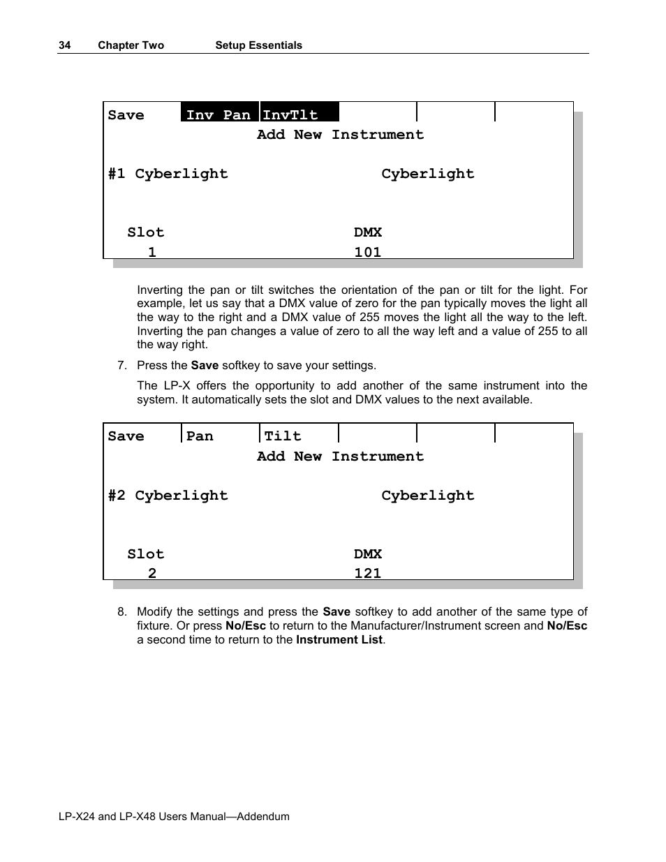 Leprecon LP-X24 Manual v3.2 Addendum User Manual | Page 35 / 55