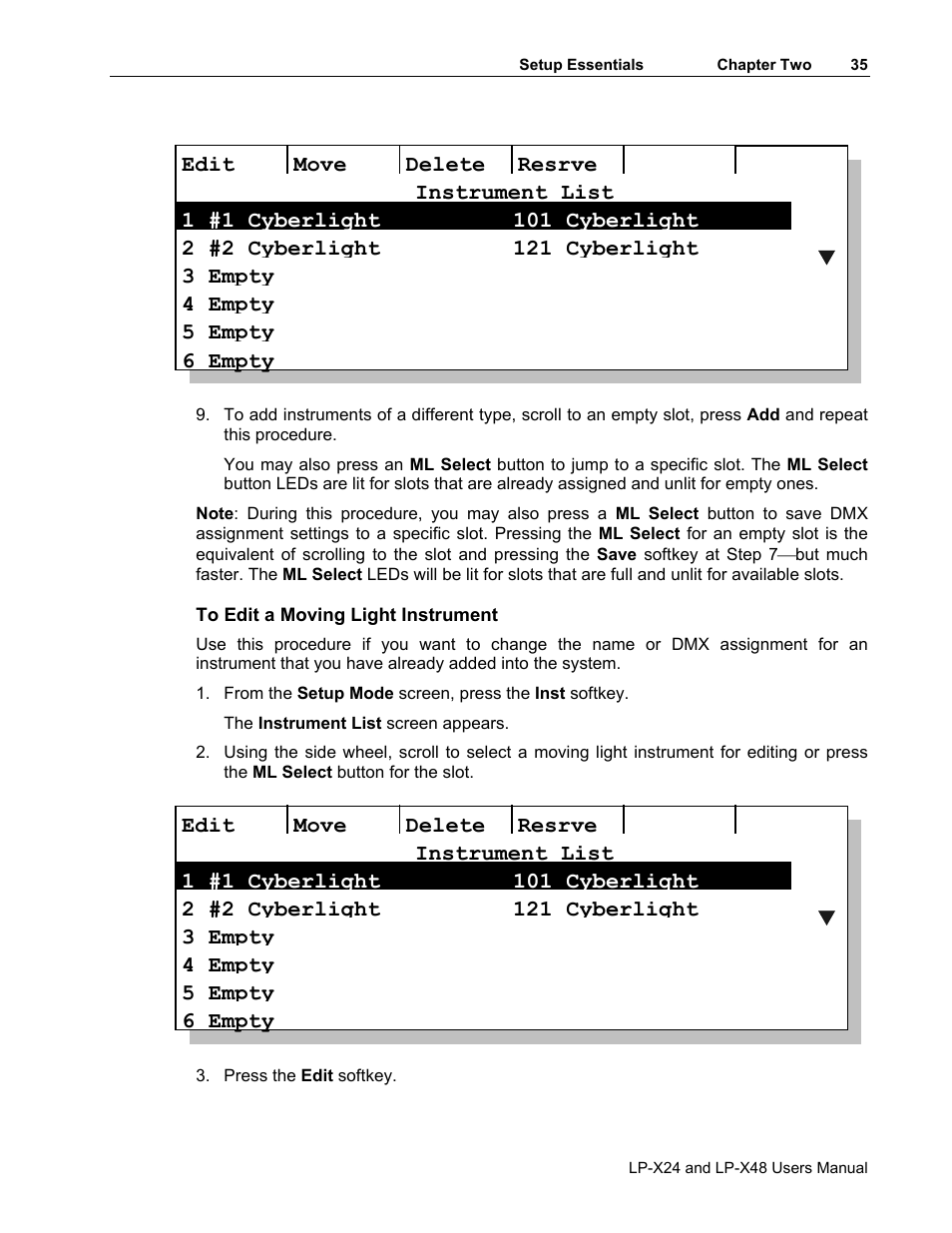 Leprecon LP-X24 Manual v3.2 Addendum User Manual | Page 36 / 55