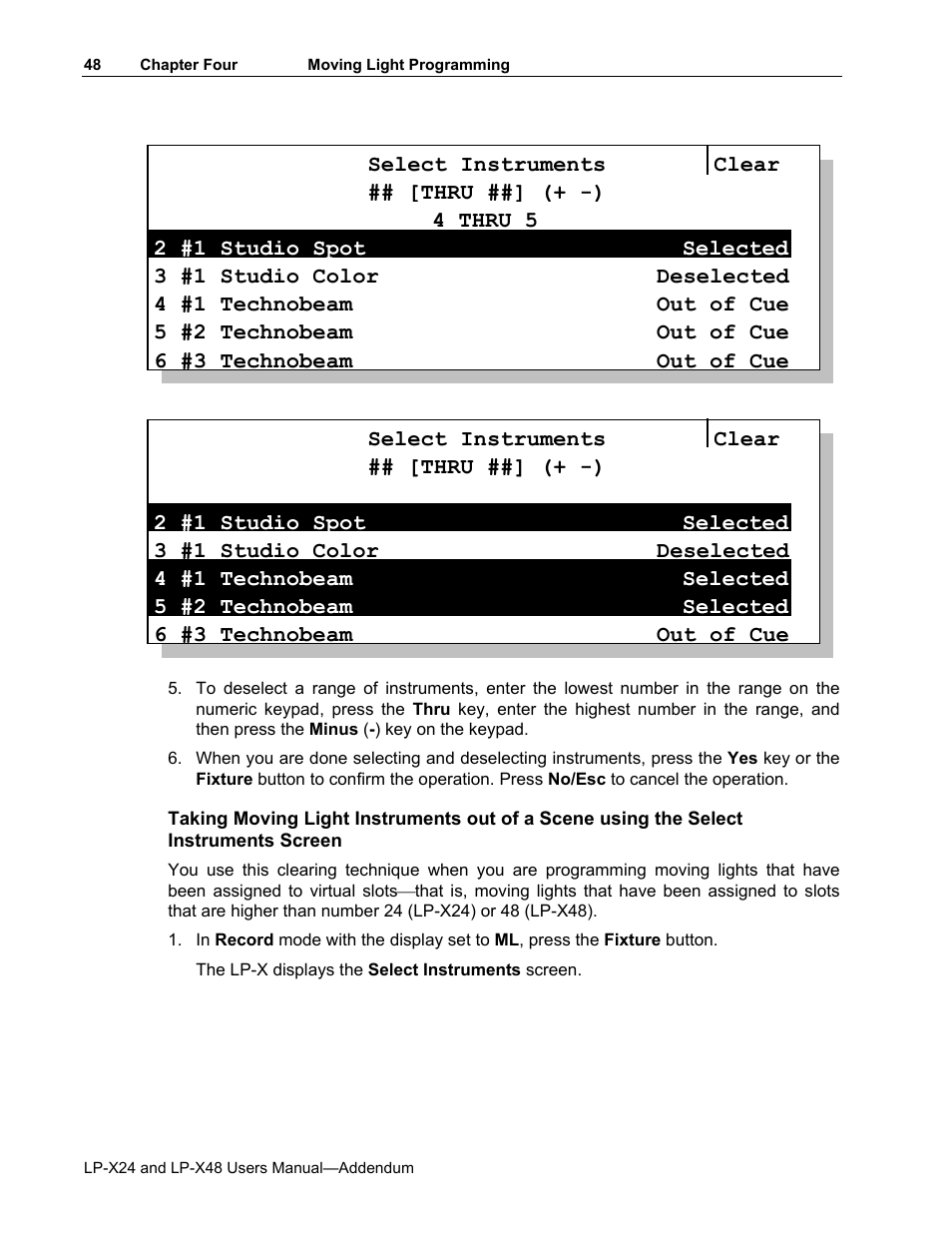 Leprecon LP-X24 Manual v3.2 Addendum User Manual | Page 49 / 55